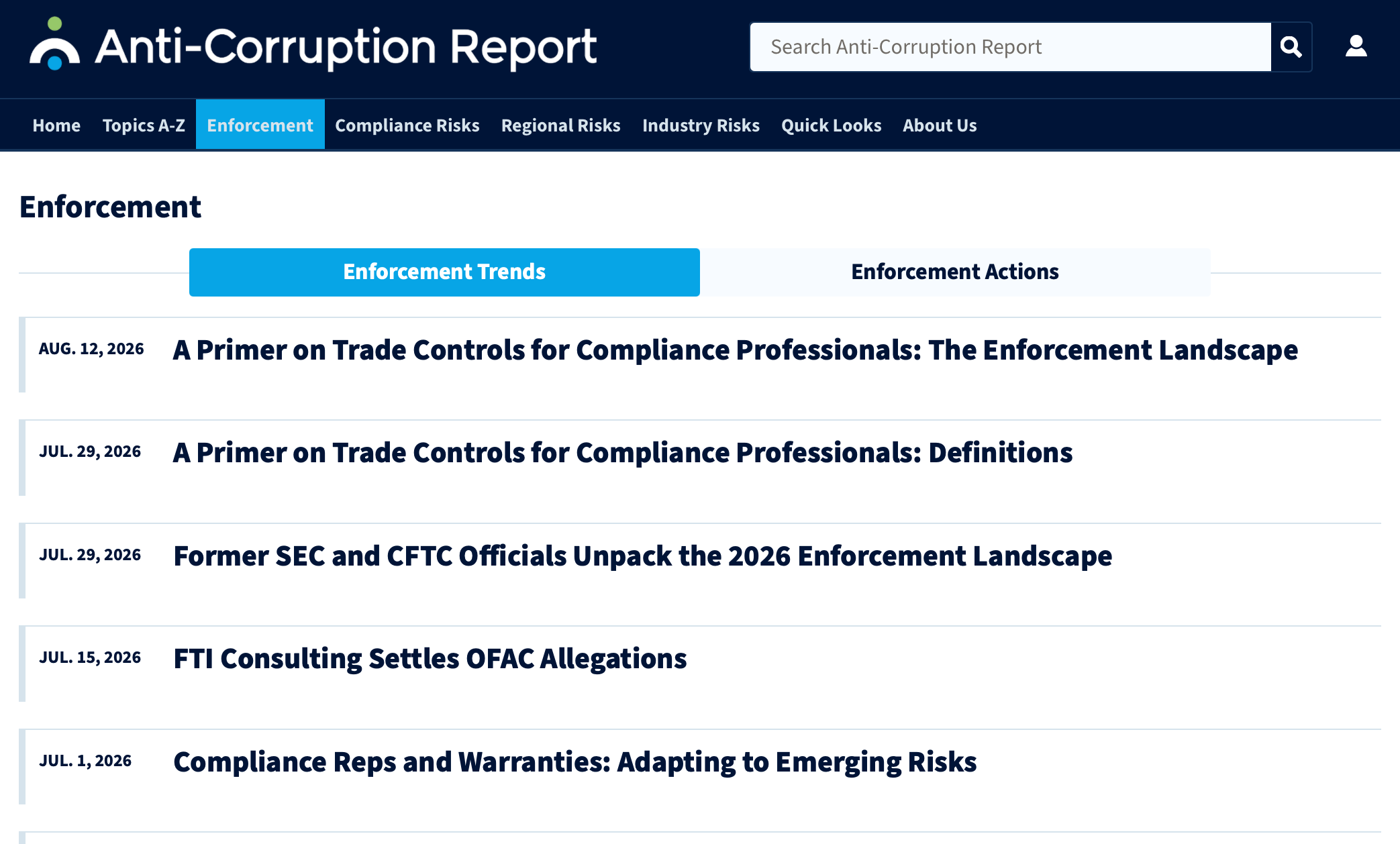 Legal and Regulatory Developments